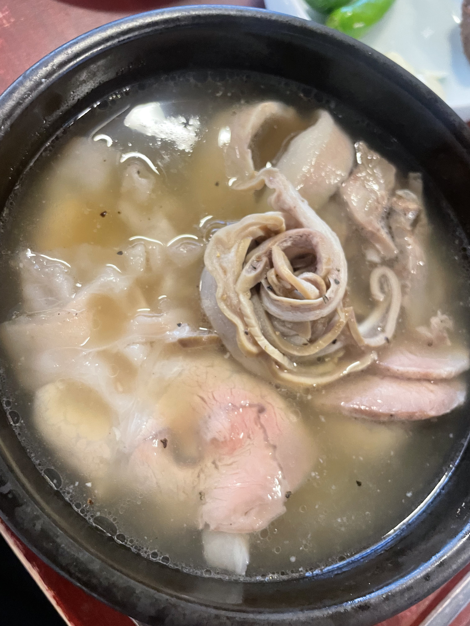 맑은 국밥