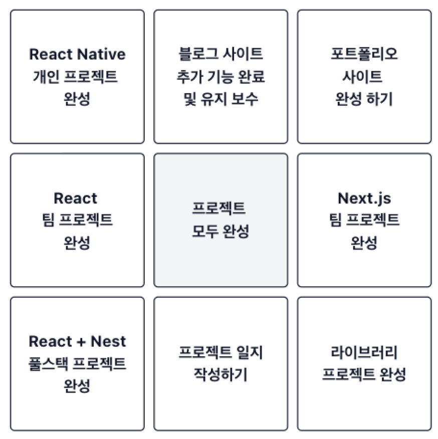 프로젝트 모두 완성